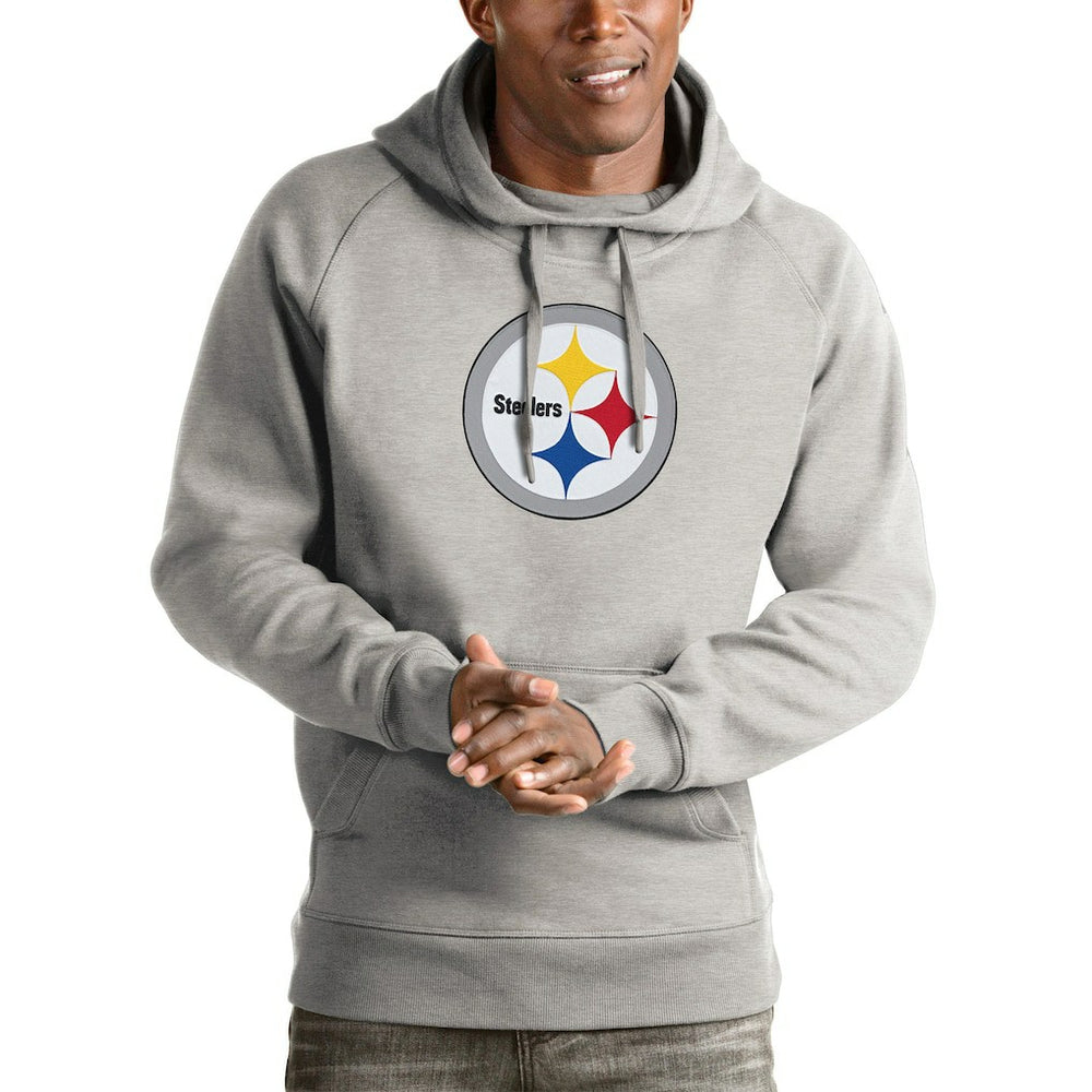 Pittsburgh Steelers Antigua Victory Pullover Hoodie | NFL New