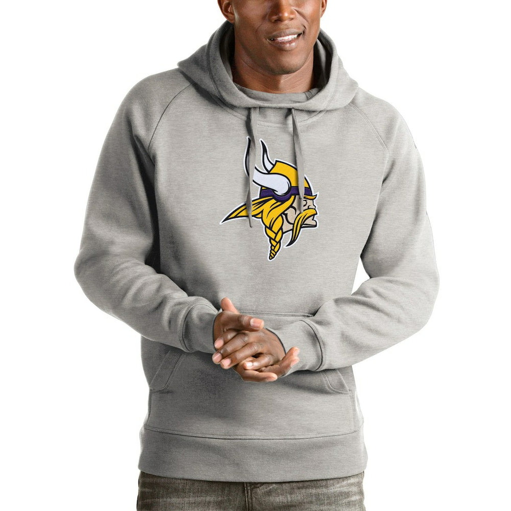 Minnesota Vikings Antigua Victory Pullover Hoodie | NFL New