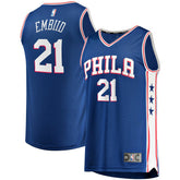 Royal Joel Embiid Philadelphia 76ers Fast Break Replica Player Jersey | NBA