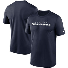 Seattle Seahawks Wordmark Legend Performance T-Shirt | NFL US