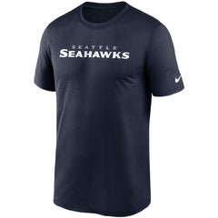 Seattle Seahawks Wordmark Legend Performance T-Shirt | NFL US