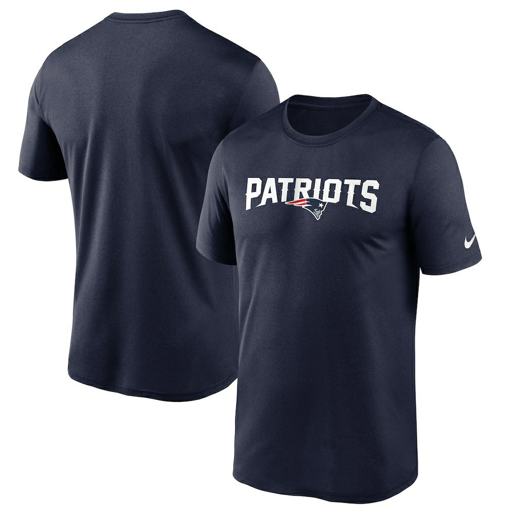 New England Patriots Wordmark Legend Performance T-Shirt | NFL Sale