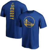 Royal Stephen Curry Golden State Warriors Playmaker Name & Number Team T-Shirt sale | NBA