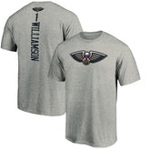 Heathered Gray Zion Williamson New Orleans Pelicans Playmaker Name & Number Team T-Shirt | NBA