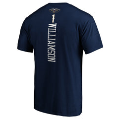 Navy Zion Williamson New Orleans Pelicans Team Playmaker Name & Number T-Shirt | NBA