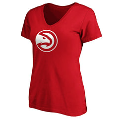 Red Trae Young Atlanta Hawks Women's Playmaker Name & Number V-Neck T-Shirt | NBA