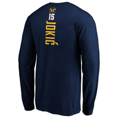 Navy Nikola Jokic Denver Nuggets Playmaker Name & Number Long Sleeve T-Shirt sale | NBA
