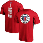 Red Kawhi Leonard LA Clippers Team Playmaker Name & Number T-Shirt | NBA
