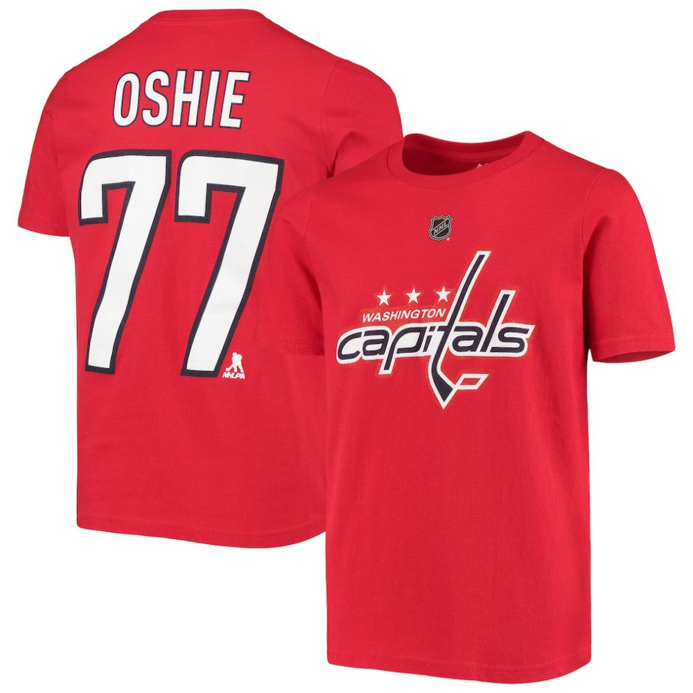 TJ Oshie Washington Capitals Youth Player Name & Number T-Shirt - NHL T-shirts
