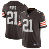 Cleveland Browns Denzel Ward Vapor Limited Jersey | NFL Sale