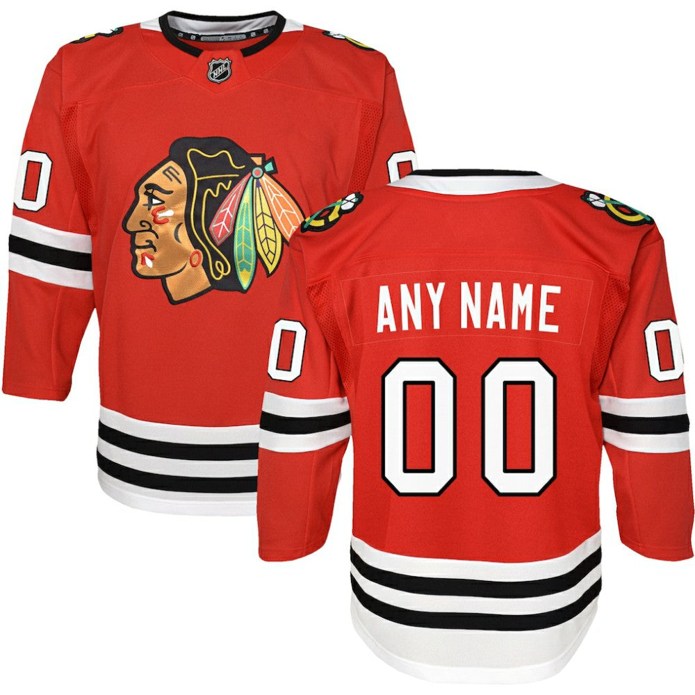 Chicago Blackhawks Youth Premier Custom Jersey - NHL Jerseys