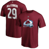 Nathan MacKinnon Colorado Avalanche Fanatics Authentic Stack Player Name & Number T-Shirt - NHL T-shirts