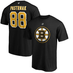 David Pastrnak Boston Bruins Fanatics Authentic Stack Player Name & Number T-Shirt - NHL T-shirts