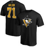 Evgeni Malkin Pittsburgh Penguins Fanatics Authentic Stack Player Name & Number T-Shirt - NHL T-shirts
