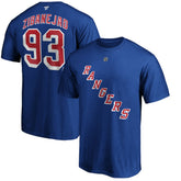 Mika Zibanejad New York Rangers Fanatics Authentic Stack Player Name & Number T-Shirt - NHL T-shirts