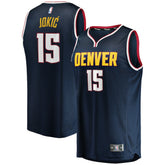 Navy Nikola Jokic Denver Nuggets Fast Break Player Jersey sale | NBA