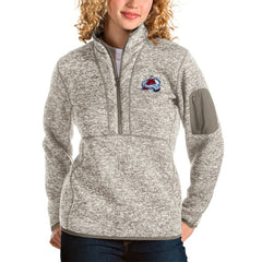 Colorado Avalanche Antigua Women's Fortune Half-Zip Sweatshirt - NHL Sweatshirts