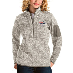 Washington Capitals Antigua Women's Fortune Half-Zip Sweatshirt - NHL Sweatshirts