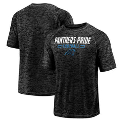 Carolina Panthers Nickname Wordmark Raglan Space Dye T-Shirt | NFL New