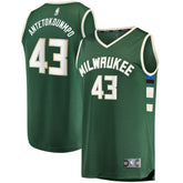 Hunter Green Thanasis Antetokounmpo Milwaukee Bucks Fast Break Replica Player Jersey | NBA