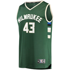 Hunter Green Thanasis Antetokounmpo Milwaukee Bucks Fast Break Replica Player Jersey | NBA