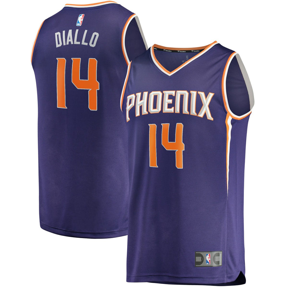Purple Cheick Diallo Phoenix Suns Youth Fast Break Replica Player Jersey | NBA