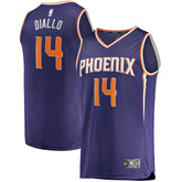 Purple Cheick Diallo Phoenix Suns Youth Fast Break Replica Player Jersey | NBA