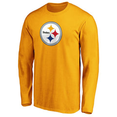 Pittsburgh Steelers Primary Logo Long Sleeve T-Shirt | NFL Discount