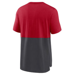 Tampa Bay Buccaneers Fan Gear Colorblock Tri-Blend T-Shirt | NFL New