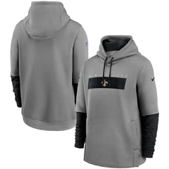 New Orleans Saints Sideline Playbook Performance Pullover Hoodie | NFL Online