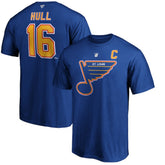 Brett Hull St. Louis Blues Fanatics Authentic Stack Retired Player Name & Number T-Shirt - NHL T-shirts