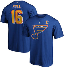 Brett Hull St. Louis Blues Fanatics Authentic Stack Retired Player Name & Number T-Shirt - NHL T-shirts