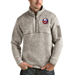 New York Islanders Antigua Fortune Half-Zip Pullover Jacket - NHL Pullover