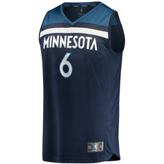 Navy Jordan McLaughlin Minnesota Timberwolves Fast Break Player Jersey | NBA