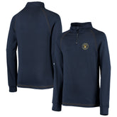 Milwaukee Brewers Stitches Youth Raglan Quarter-Zip Jacket - MLB Jackets