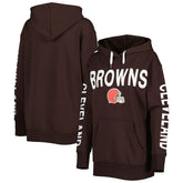 Cleveland Browns G-III 4Her by Carl Banks Women's Extra Point Pullover Hoodie | NFL Outlet