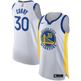 White Stephen Curry Golden State Warriors Authentic Jersey sale | NBA