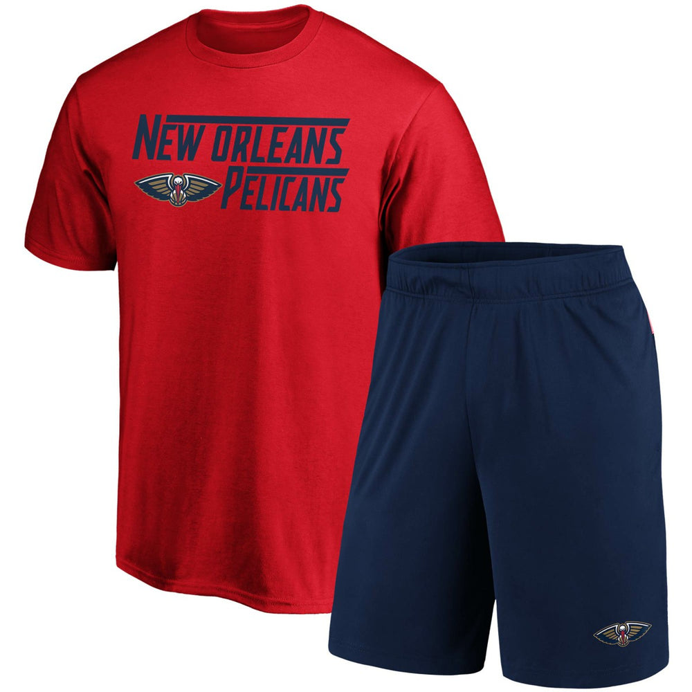 Red/Navy New Orleans Pelicans T-Shirt & Shorts Combo Pack | NBA