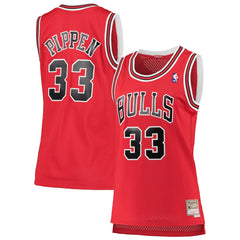 Red Scottie Pippen Chicago Bulls Women's 1997/98 Hardwood Classics Swingman Jersey sale | NBA