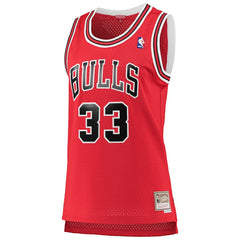 Red Scottie Pippen Chicago Bulls Women's 1997/98 Hardwood Classics Swingman Jersey sale | NBA
