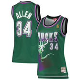 Green Ray Allen Milwaukee Bucks Women's 1996/97 Hardwood Classics Swingman Jersey | NBA