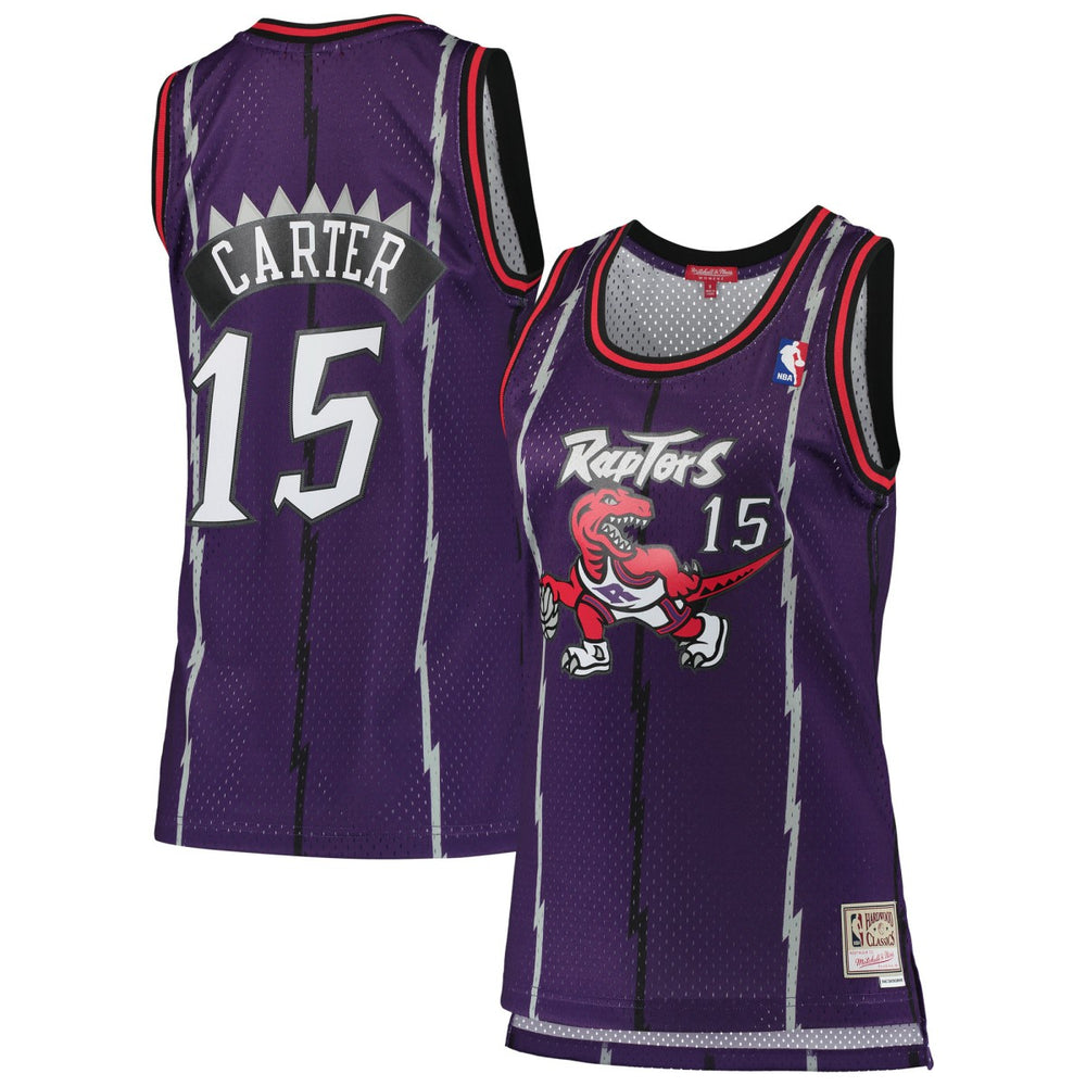Purple Vince Carter Toronto Raptors Women's 1998/99 Hardwood Classics Swingman Jersey | NBA