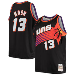 Black Steve Nash Phoenix Suns 1996/97 Big & Tall Hardwood Classics Swingman Jersey | NBA