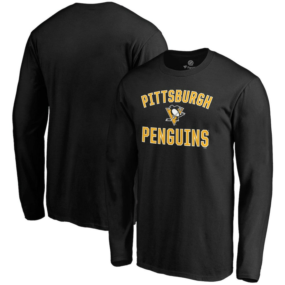 Pittsburgh Penguins Fanatics Team Victory Arch Long Sleeve T-Shirt - NHL T-shirts