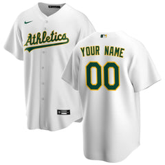 Athletics Nike Home Replica Custom Jersey - MLB Jerseys