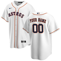 Houston Astros Nike Home Replica Custom Jersey - MLB Jerseys