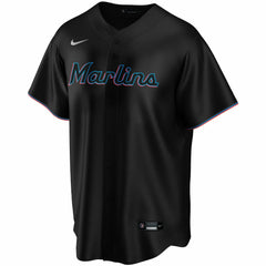 Miami Marlins Nike Alternate Replica Custom Jersey - MLB Jerseys
