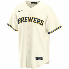 Milwaukee Brewers Nike Home Replica Custom Jersey - MLB Jerseys