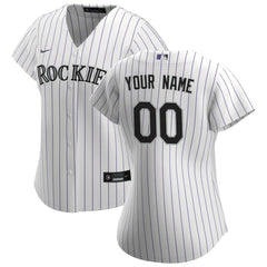 Colorado Rockies Nike Women's Home Replica Custom Jersey - MLB Jerseys