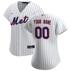 New York Mets Nike Women's Home Replica Custom Jersey - MLB Jerseys